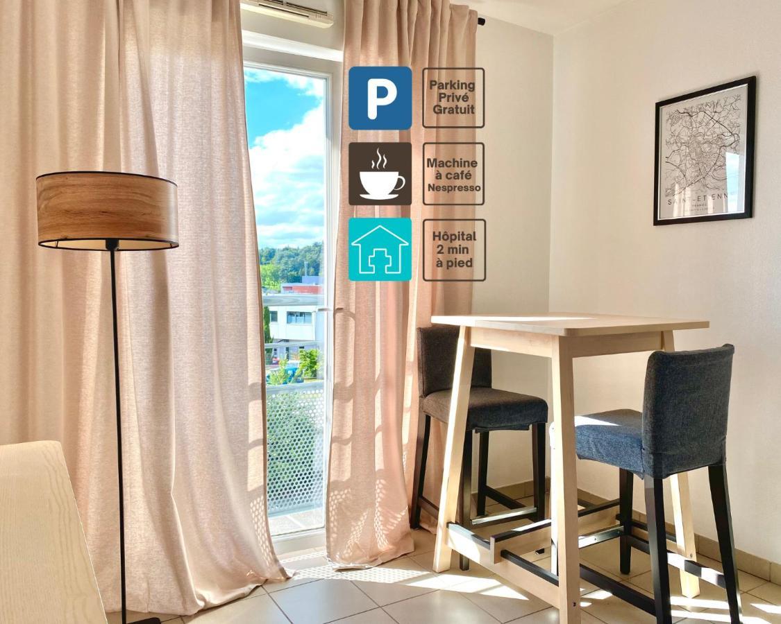 Appartement En Face Hopital Nord Saint-Priest-en-Jarez Eksteriør bilde